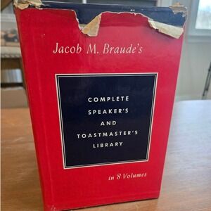 Prentice Hall Complete Speakers Toastmasters Library 8 Vol Book Box Set 1965